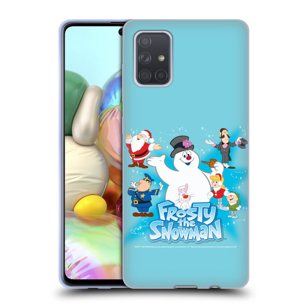 Frosty the Snowman Movie Key Art Group Soft Gel Case for Samsung Galaxy A71 (2019)