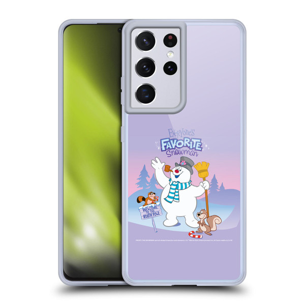 Frosty the Snowman Movie Key Art Favorite Snowman Soft Gel Case for Samsung Galaxy S21 Ultra 5G