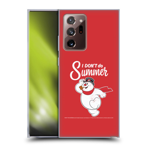 Frosty the Snowman Movie Key Art I Don't Do Summer Soft Gel Case for Samsung Galaxy Note20 Ultra / 5G