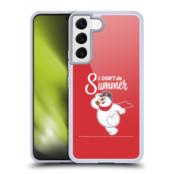 Frosty the Snowman Movie Key Art I Don't Do Summer Soft Gel Case for Samsung Galaxy S22 5G