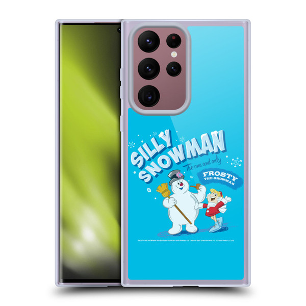 Frosty the Snowman Movie Key Art Silly Snowman Soft Gel Case for Samsung Galaxy S22 Ultra 5G
