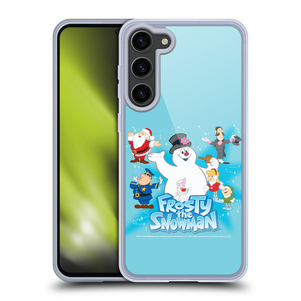 Frosty the Snowman Movie Key Art Group Soft Gel Case for Samsung Galaxy S23+ 5G