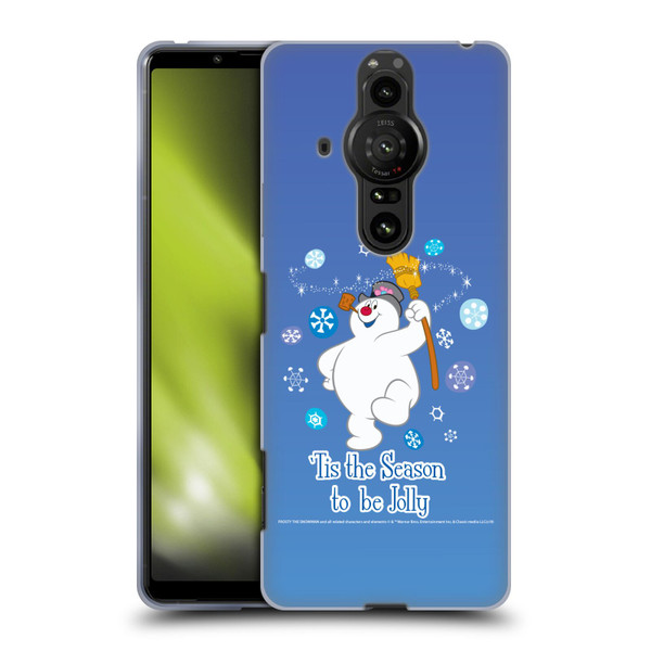 Frosty the Snowman Movie Key Art Season Soft Gel Case for Sony Xperia Pro-I