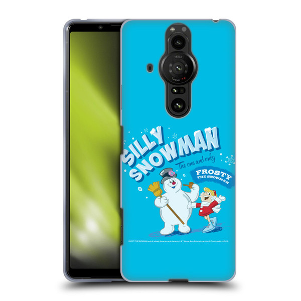 Frosty the Snowman Movie Key Art Silly Snowman Soft Gel Case for Sony Xperia Pro-I