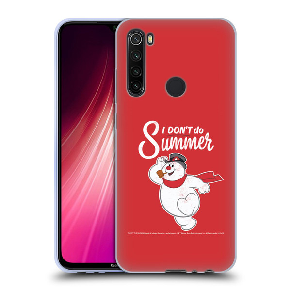 Frosty the Snowman Movie Key Art I Don't Do Summer Soft Gel Case for Xiaomi Redmi Note 8T