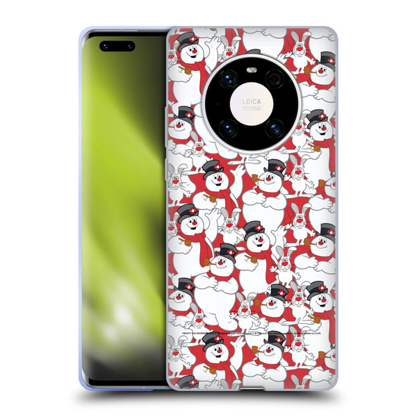 Frosty the Snowman Movie Patterns Pattern 4 Soft Gel Case for Huawei Mate 40 Pro 5G