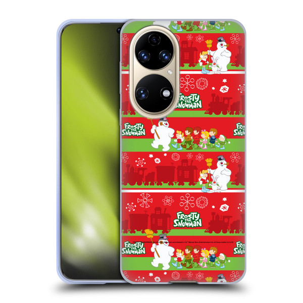 Frosty the Snowman Movie Patterns Pattern 1 Soft Gel Case for Huawei P50