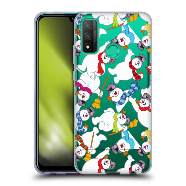 Frosty the Snowman Movie Patterns Pattern 3 Soft Gel Case for Huawei P Smart (2020)