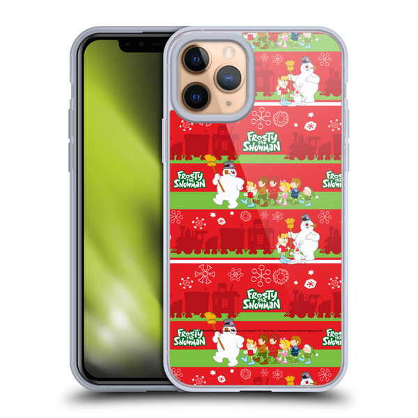 Frosty the Snowman Movie Patterns Pattern 1 Soft Gel Case for Apple iPhone 11 Pro