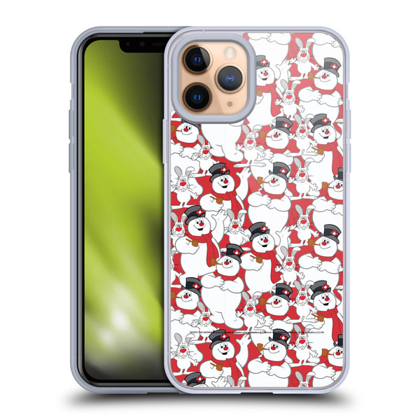 Frosty the Snowman Movie Patterns Pattern 4 Soft Gel Case for Apple iPhone 11 Pro