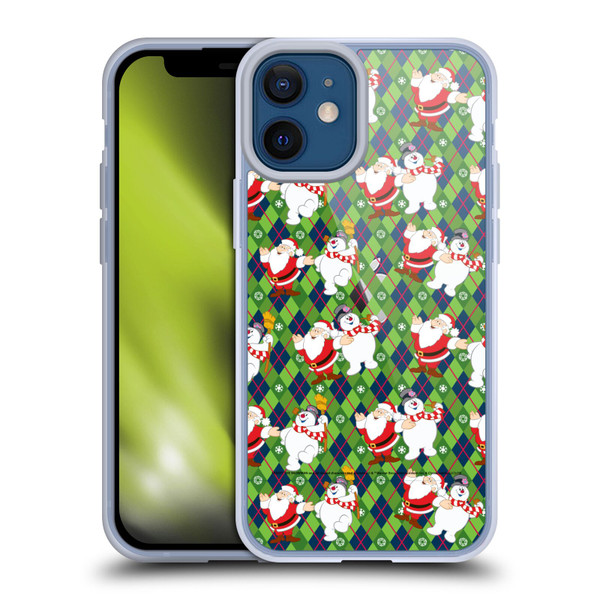 Frosty the Snowman Movie Patterns Pattern 2 Soft Gel Case for Apple iPhone 12 Mini