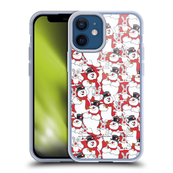 Frosty the Snowman Movie Patterns Pattern 4 Soft Gel Case for Apple iPhone 12 Mini