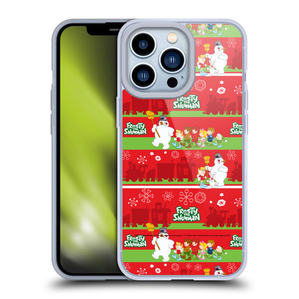 Frosty the Snowman Movie Patterns Pattern 1 Soft Gel Case for Apple iPhone 13 Pro