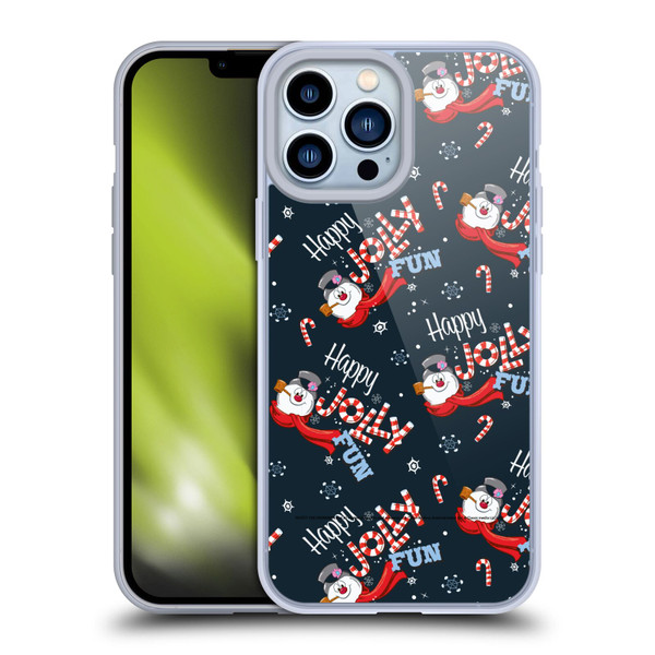 Frosty the Snowman Movie Patterns Pattern 7 Soft Gel Case for Apple iPhone 13 Pro Max