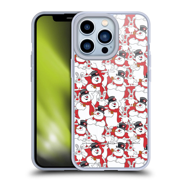 Frosty the Snowman Movie Patterns Pattern 4 Soft Gel Case for Apple iPhone 13 Pro