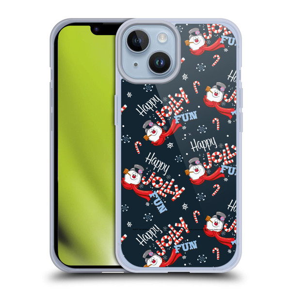 Frosty the Snowman Movie Patterns Pattern 7 Soft Gel Case for Apple iPhone 14