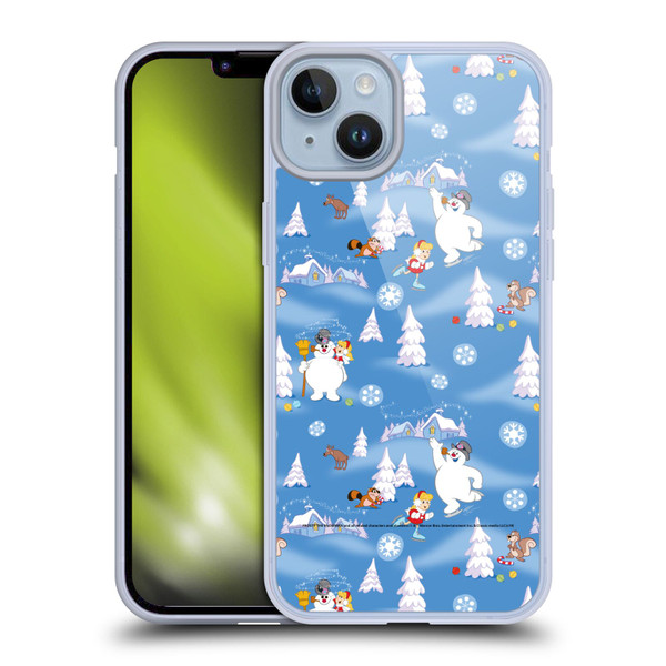 Frosty the Snowman Movie Patterns Pattern 6 Soft Gel Case for Apple iPhone 14 Plus
