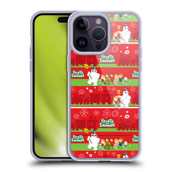 Frosty the Snowman Movie Patterns Pattern 1 Soft Gel Case for Apple iPhone 14 Pro Max