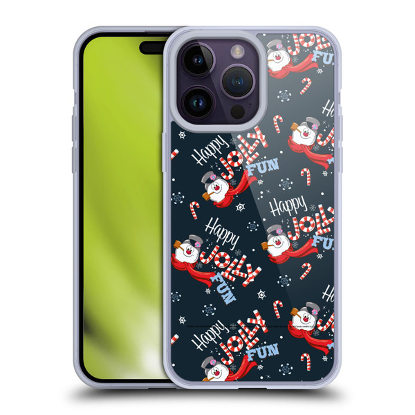 Frosty the Snowman Movie Patterns Pattern 7 Soft Gel Case for Apple iPhone 14 Pro Max