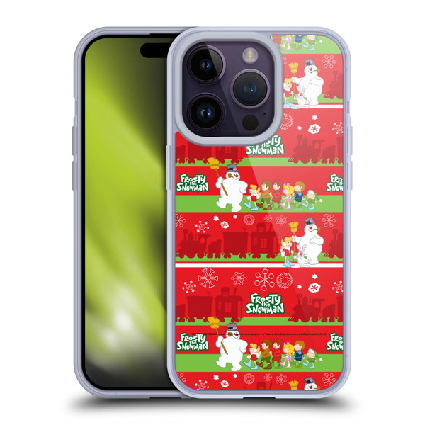 Frosty the Snowman Movie Patterns Pattern 1 Soft Gel Case for Apple iPhone 14 Pro
