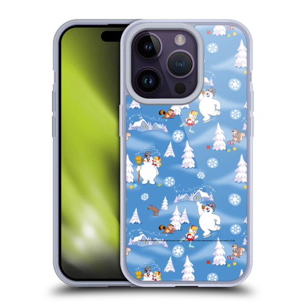 Frosty the Snowman Movie Patterns Pattern 6 Soft Gel Case for Apple iPhone 14 Pro