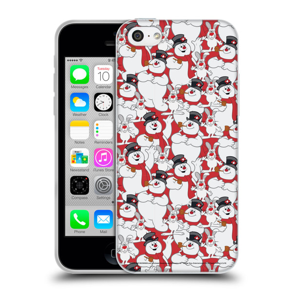 Frosty the Snowman Movie Patterns Pattern 4 Soft Gel Case for Apple iPhone 5c