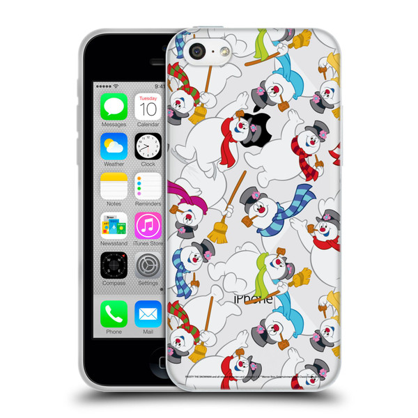 Frosty the Snowman Movie Patterns Pattern 3 Soft Gel Case for Apple iPhone 5c