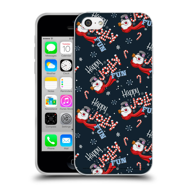 Frosty the Snowman Movie Patterns Pattern 7 Soft Gel Case for Apple iPhone 5c