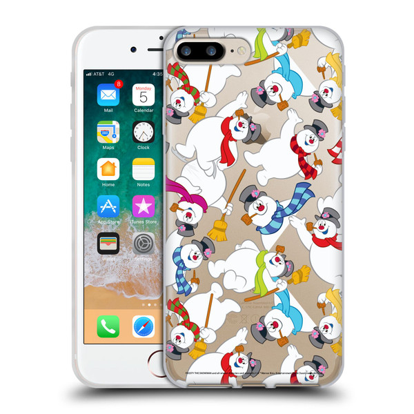 Frosty the Snowman Movie Patterns Pattern 3 Soft Gel Case for Apple iPhone 7 Plus / iPhone 8 Plus