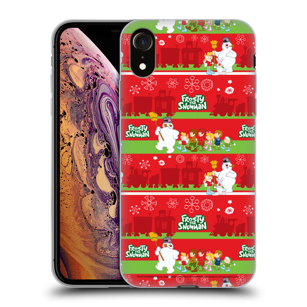 Frosty the Snowman Movie Patterns Pattern 1 Soft Gel Case for Apple iPhone XR