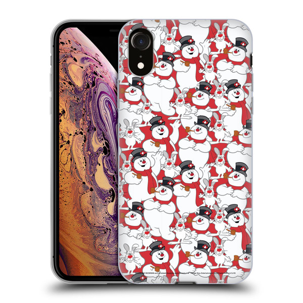 Frosty the Snowman Movie Patterns Pattern 4 Soft Gel Case for Apple iPhone XR