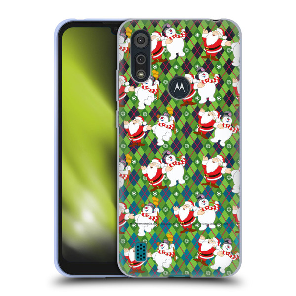 Frosty the Snowman Movie Patterns Pattern 2 Soft Gel Case for Motorola Moto E6s (2020)