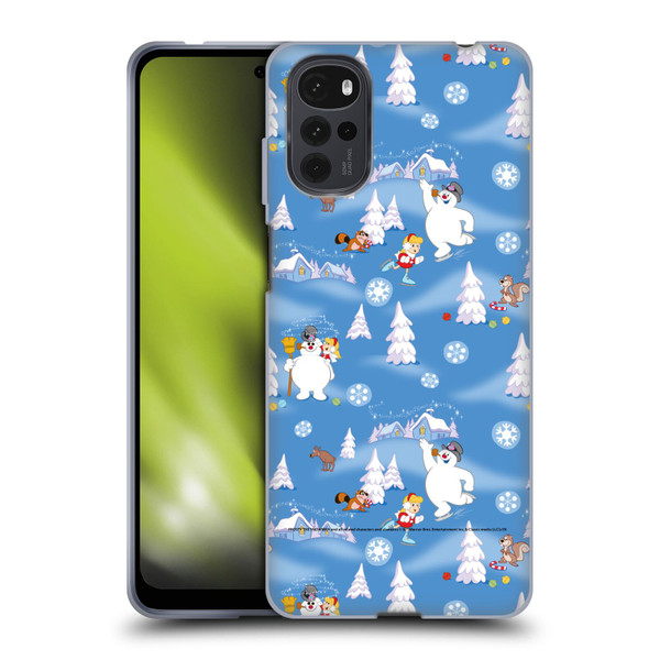 Frosty the Snowman Movie Patterns Pattern 6 Soft Gel Case for Motorola Moto G22