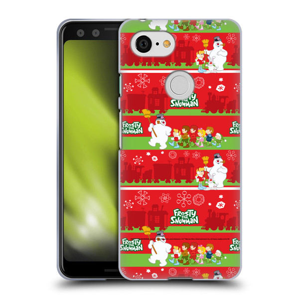 Frosty the Snowman Movie Patterns Pattern 1 Soft Gel Case for Google Pixel 3