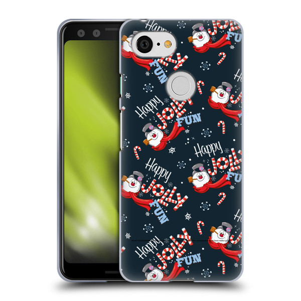 Frosty the Snowman Movie Patterns Pattern 7 Soft Gel Case for Google Pixel 3