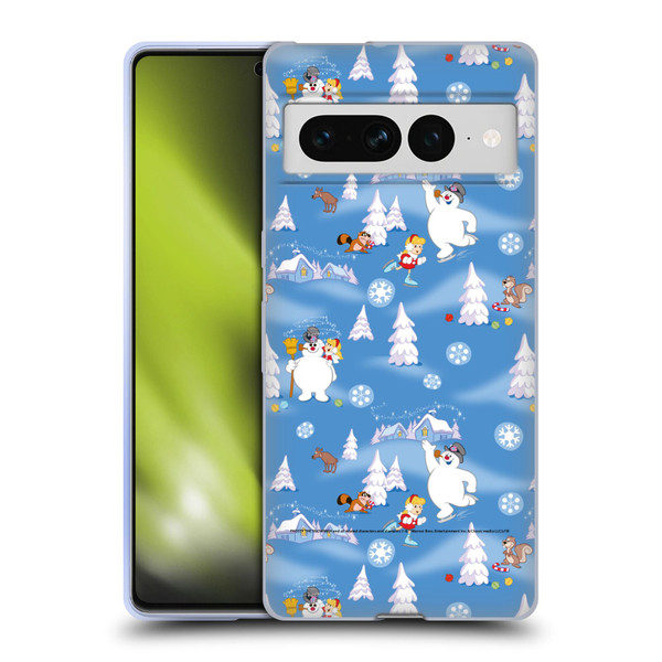 Frosty the Snowman Movie Patterns Pattern 6 Soft Gel Case for Google Pixel 7 Pro