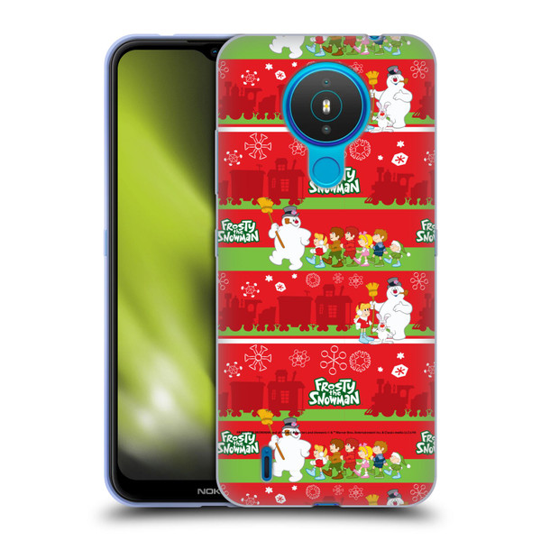 Frosty the Snowman Movie Patterns Pattern 1 Soft Gel Case for Nokia 1.4