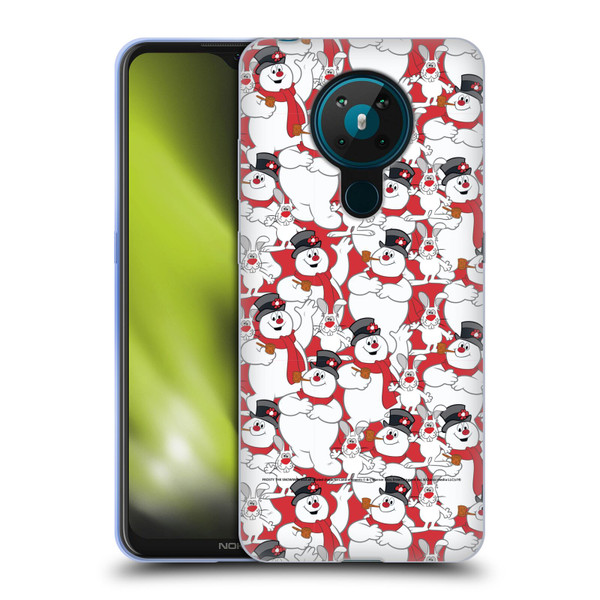 Frosty the Snowman Movie Patterns Pattern 4 Soft Gel Case for Nokia 5.3