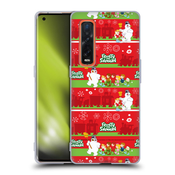 Frosty the Snowman Movie Patterns Pattern 1 Soft Gel Case for OPPO Find X2 Pro 5G