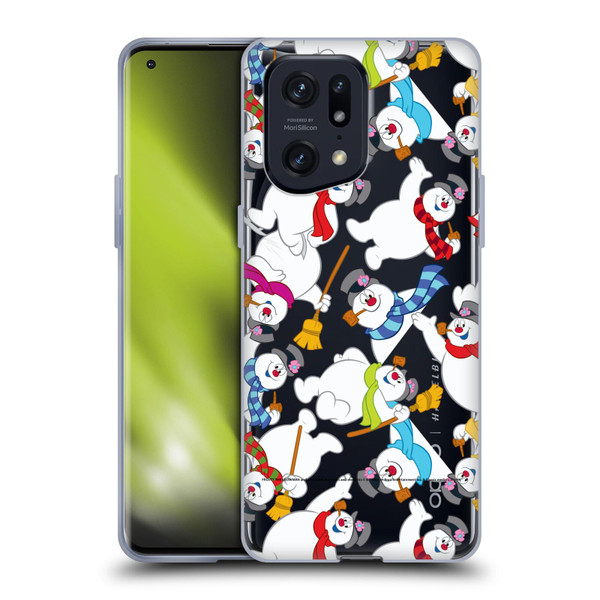 Frosty the Snowman Movie Patterns Pattern 3 Soft Gel Case for OPPO Find X5 Pro