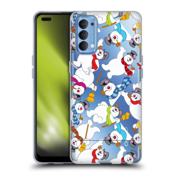 Frosty the Snowman Movie Patterns Pattern 3 Soft Gel Case for OPPO Reno 4 5G