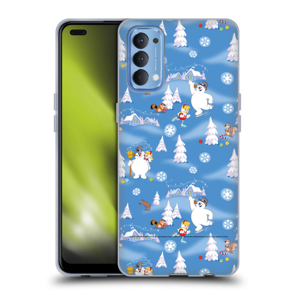 Frosty the Snowman Movie Patterns Pattern 6 Soft Gel Case for OPPO Reno 4 5G