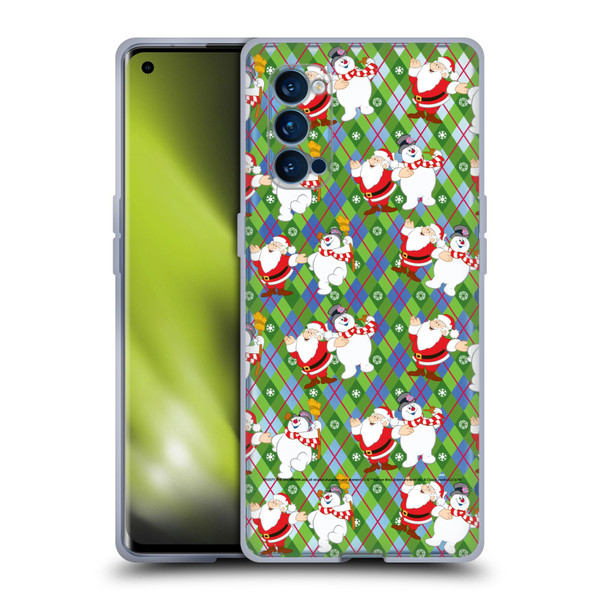 Frosty the Snowman Movie Patterns Pattern 2 Soft Gel Case for OPPO Reno 4 Pro 5G