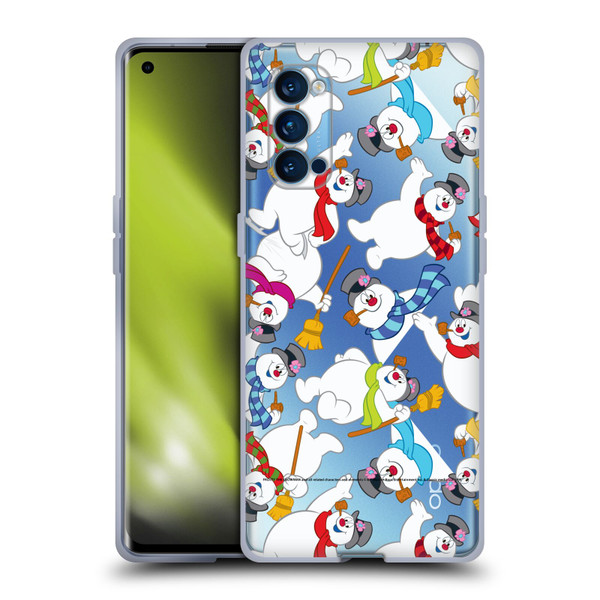 Frosty the Snowman Movie Patterns Pattern 3 Soft Gel Case for OPPO Reno 4 Pro 5G