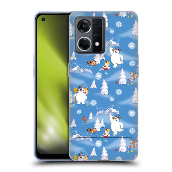 Frosty the Snowman Movie Patterns Pattern 6 Soft Gel Case for OPPO Reno8 4G