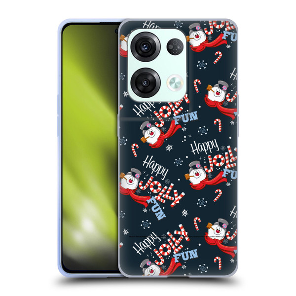 Frosty the Snowman Movie Patterns Pattern 7 Soft Gel Case for OPPO Reno8 Pro