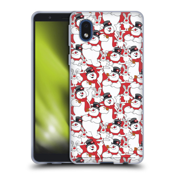 Frosty the Snowman Movie Patterns Pattern 4 Soft Gel Case for Samsung Galaxy A01 Core (2020)