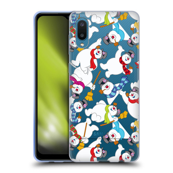 Frosty the Snowman Movie Patterns Pattern 3 Soft Gel Case for Samsung Galaxy A02/M02 (2021)