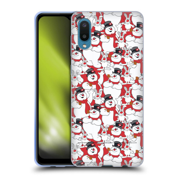 Frosty the Snowman Movie Patterns Pattern 4 Soft Gel Case for Samsung Galaxy A02/M02 (2021)