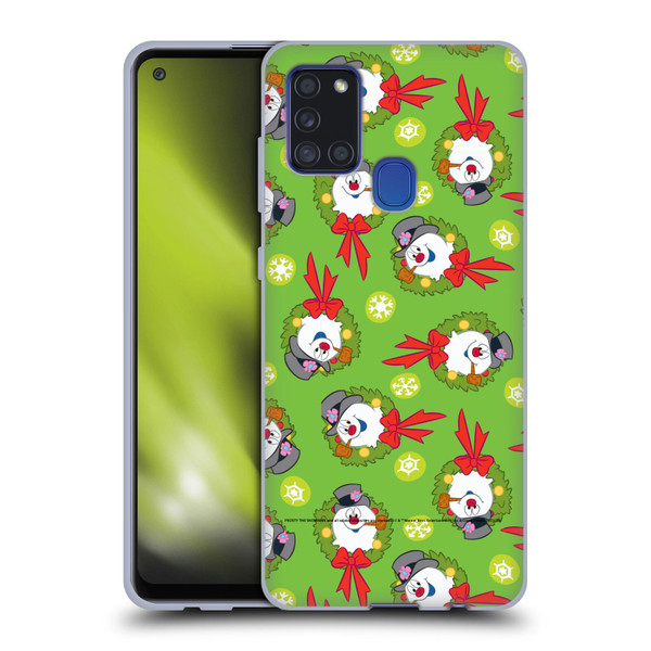 Frosty the Snowman Movie Patterns Pattern 5 Soft Gel Case for Samsung Galaxy A21s (2020)